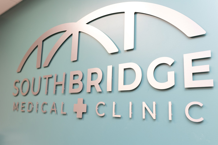 Southbridge Clinic sign